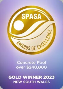 Gold Winner Concrete Pool over $420k NSW